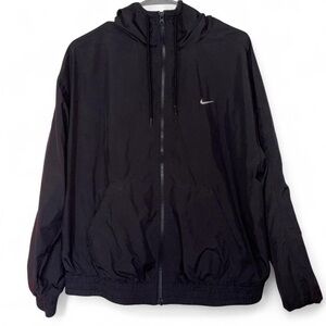 Nike Men's Black Windbreaker Jacket